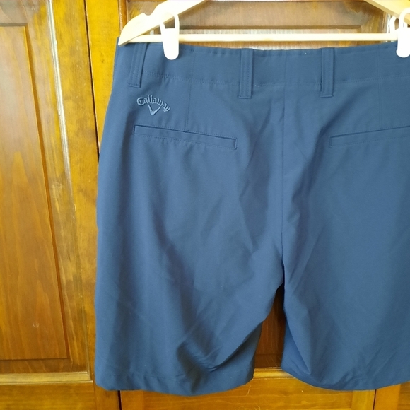 Callaway Performance Stretch navy blue flat front golf shorts MA4327 size 36 - Picture 9 of 12